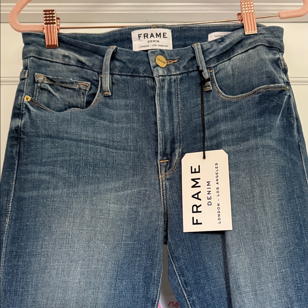 Frame Denim Women's Classic Blue Skinny Jeans